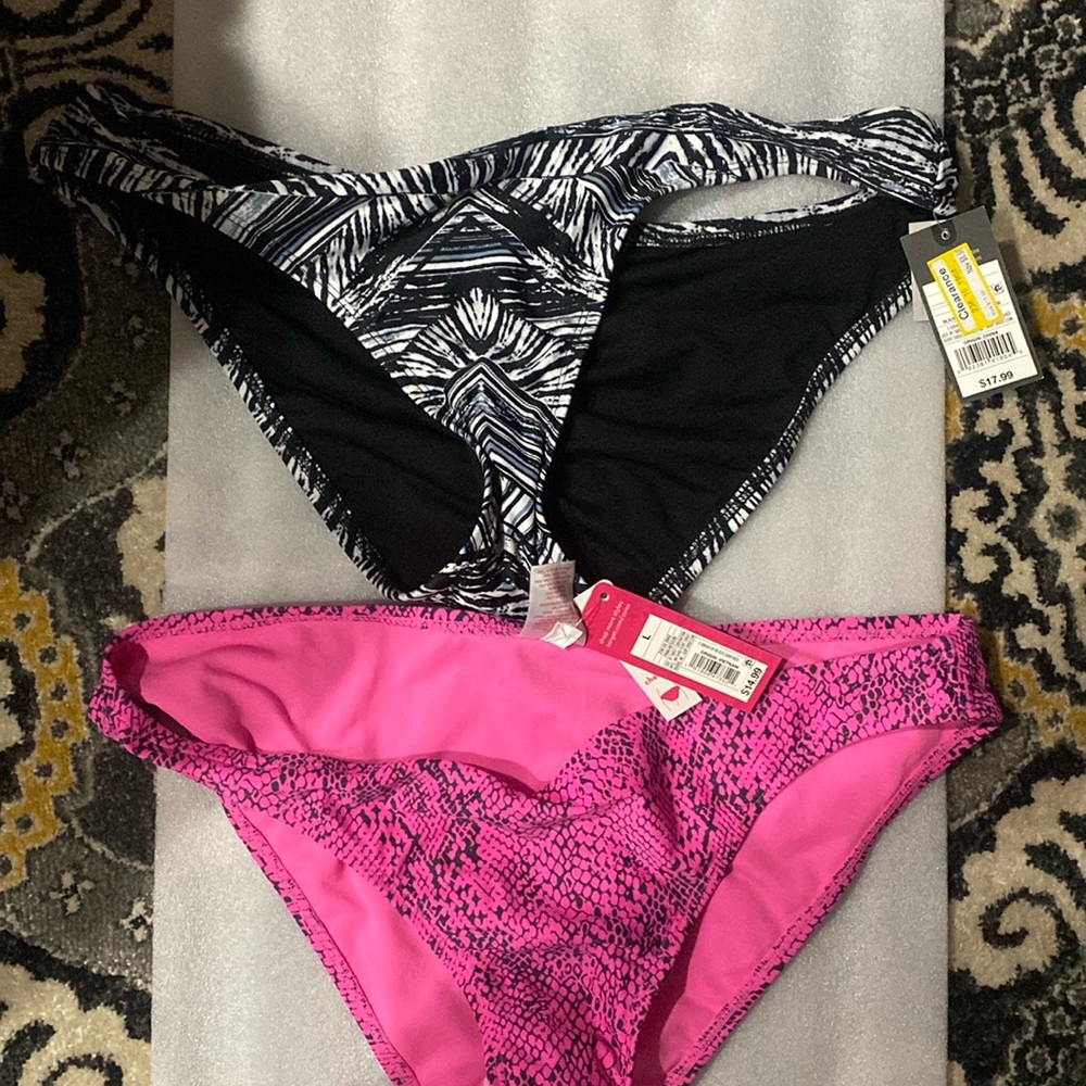 NWT bundle swim bottoms - size Large
